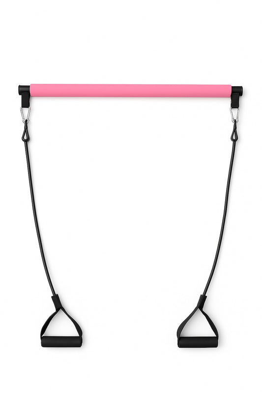 Pilates Bar Trainer Kit – Full Body Workout, Home Gym & Resistance Bands